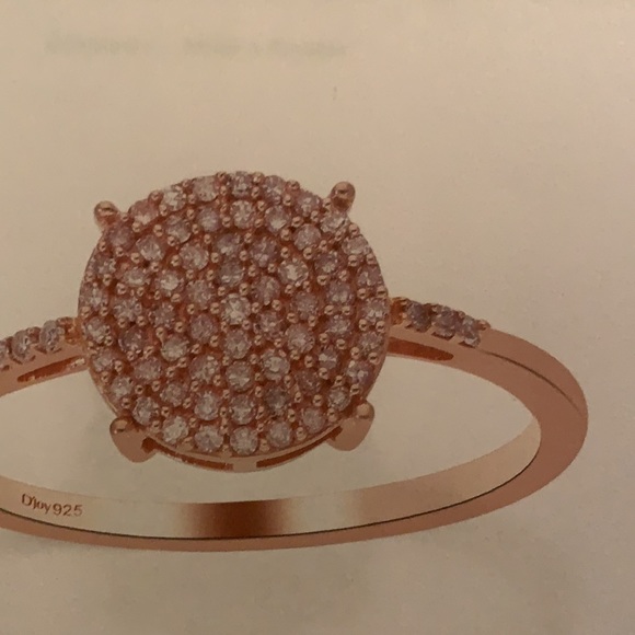 PINK DIAMOND RING, SIZE 8 - Picture 7 of 11